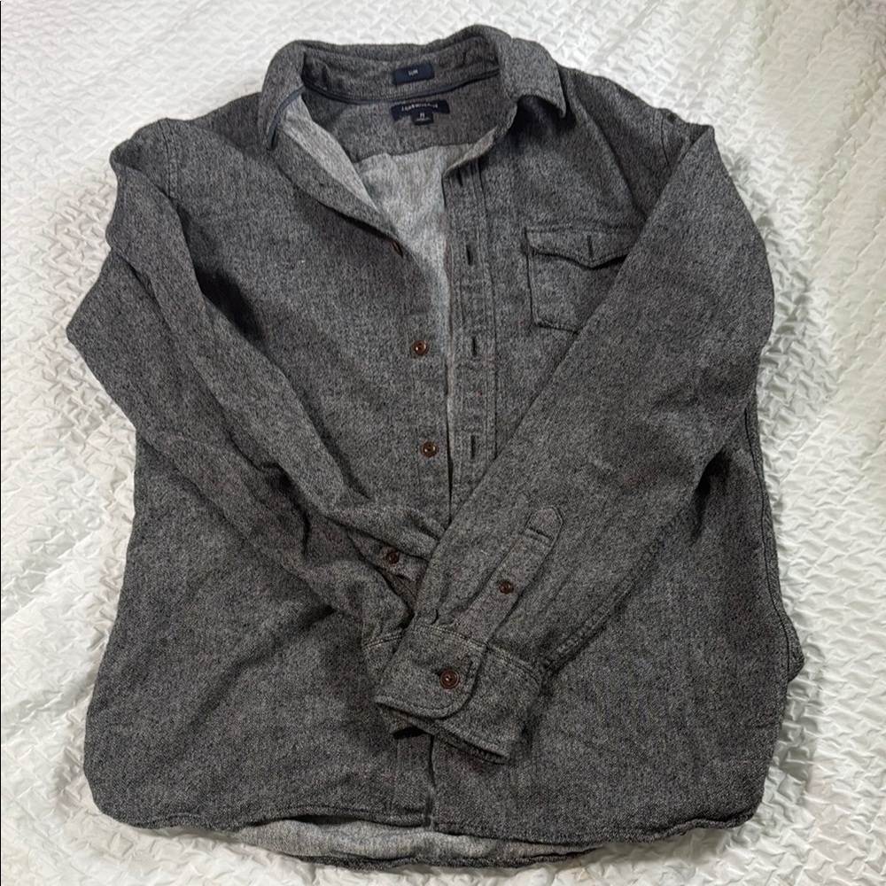 J. Crew Slim Fit Gray Shirt